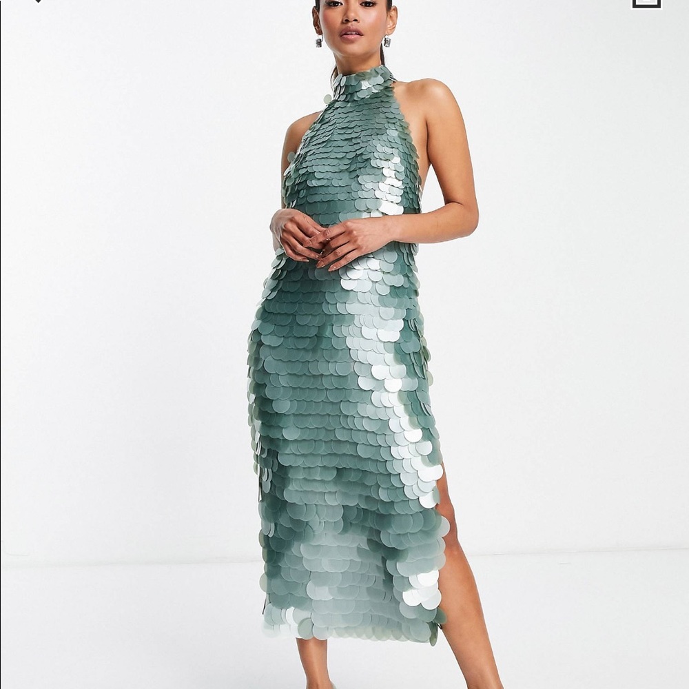 ASOS Sequin Disc Dress